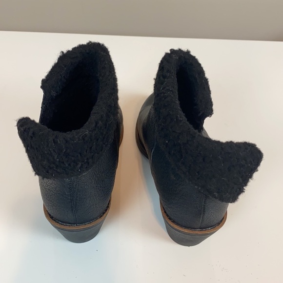 Kelsi Dagger Brooklyn Kayak Leather Faux fur Ankle Boots Booties Size 9.5 - Picture 7 of 14